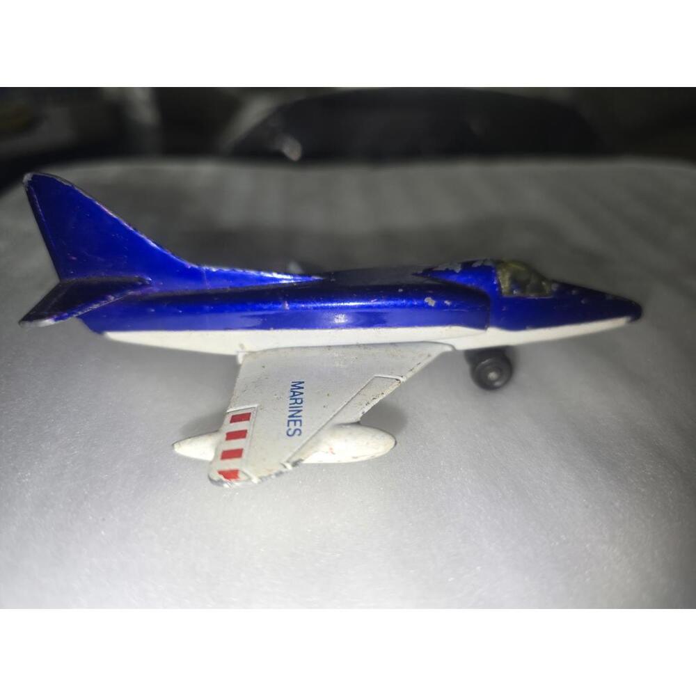 Vintage 1973 Matchbox Skyhawk Marines Jet SB-12 Diecast Plane Made in England
